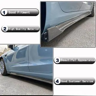 Door Sill Covers V3 (2017-2023, Carbon) photo 3