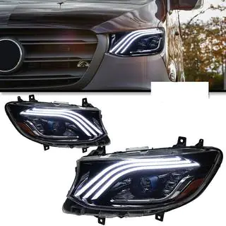 Front headlights Maybach (2 pcs) Mercedes Sprinter W907/W910 2018- photo 3