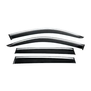 Window Deflectors with Chrome Trim Niken Luxury (4 pcs) photo 1