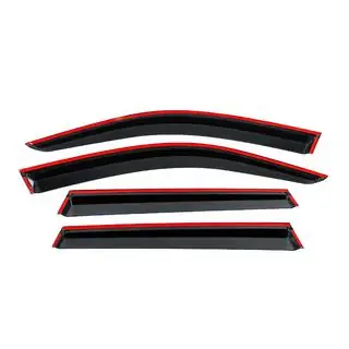 Window Deflectors with Chrome Trim Niken Luxury (4 pcs) photo 4