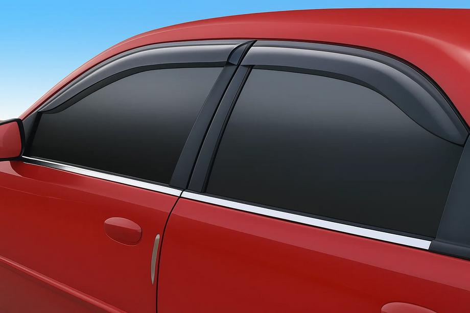 Chevrolet Lanos 1998–2017 Window Trim Stainless Steel (4 pcs) Photo 3