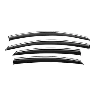 Window Deflectors with Chrome Trim Niken Luxury (4 pcs) photo 1