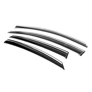 Window Deflectors with Chrome Trim Niken Luxury (4 pcs) photo 2