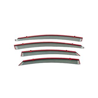 Window Deflectors with Chrome Trim Niken Luxury (4 pcs) Hyundai Sonata YF 2010-2014 photo 4