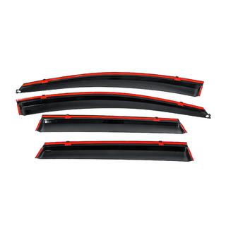 Window Deflectors with Chrome Trim Niken Luxury (4 pcs) photo 4