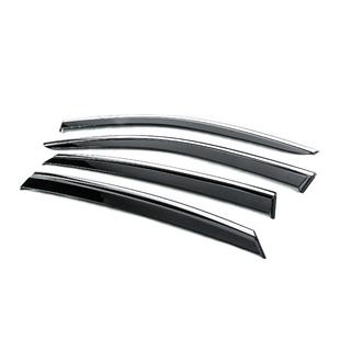 Window Deflectors with Chrome Trim Niken Luxury (4 pcs) Toyota Venza 2020- photo 2