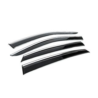 Window Deflectors with Chrome Trim Niken Luxury (4 pcs) Toyota Venza 2020- photo 3