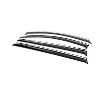 Window Deflectors with Chrome Trim Niken Luxury (4 pcs) Toyota Sienna 2020- photo 2