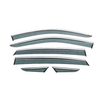 Window Deflectors with Chrome Trim Niken Luxury (6 pcs) Toyota Venza 2020- photo 1