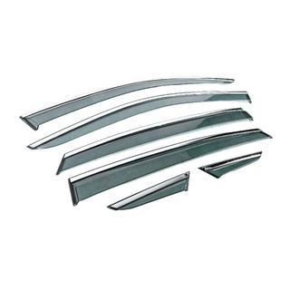 Window Deflectors with Chrome Trim Niken Luxury (6 pcs) Toyota Venza 2020- photo 3