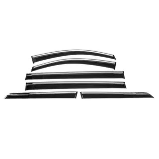 Window Deflectors with Chrome Trim Niken Luxury (6 pcs) photo 1