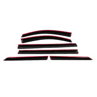 Window Deflectors with Chrome Trim Niken Luxury (6 pcs) photo 4