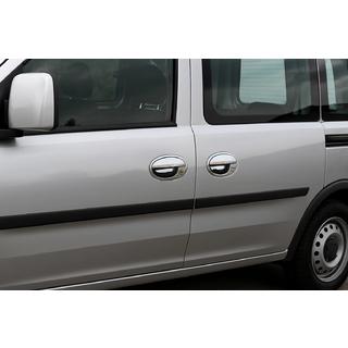 Chrome Door Handle Covers with Trim (2-door, Stainless Steel) photo 1