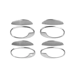 Chrome Door Handle Covers with Trim (2-door, Stainless Steel) photo 2