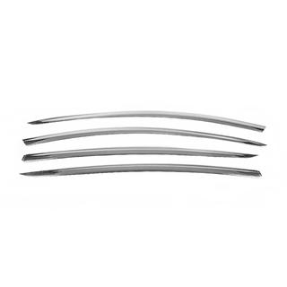 Chrome Window Deflectors Niken Luxury (4 pcs) Tesla Model 3 2017- photo 1