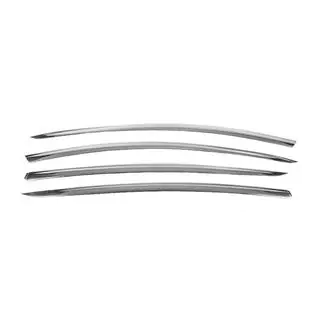 Chrome Window Deflectors Niken Luxury (4 pcs) Tesla Model 3 2017- photo 1