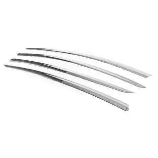 Chrome Window Deflectors Niken Luxury (4 pcs) Tesla Model 3 2017- photo 2