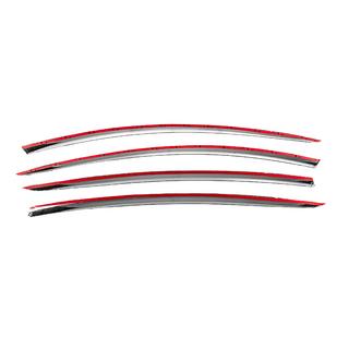 Chrome Window Deflectors Niken Luxury (4 pcs) Tesla Model 3 2017- photo 4