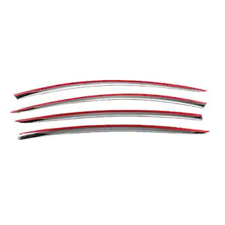 Chrome Window Deflectors Niken Luxury (4 pcs) Tesla Model 3 2017- photo 4
