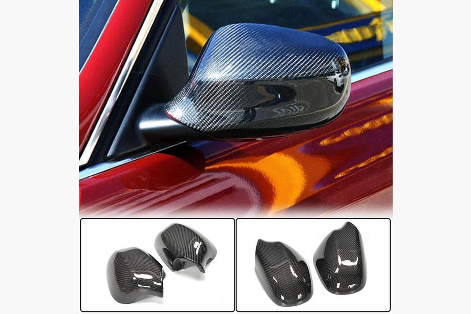 BMW 3 Series E90/E91 2005-2011 Mirror Covers (for E90/E91 2008-2011, Carbon) Image