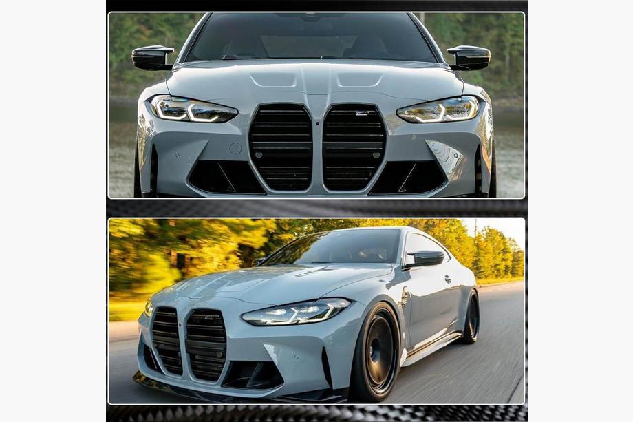 BMW 4 Series G22/23/26 2020- Mirror Caps (for G82/G83, Carbon) Photo 8