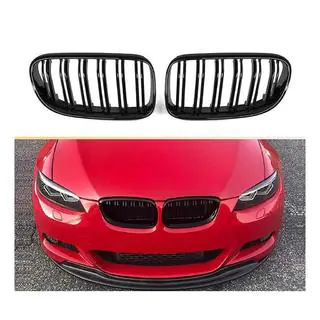 M-Look Kidney Grilles (for 2007-2010 non-M / 2008-2013 M3, Gloss Black) BMW 3 Series E92/E93 2006–2013 photo 2