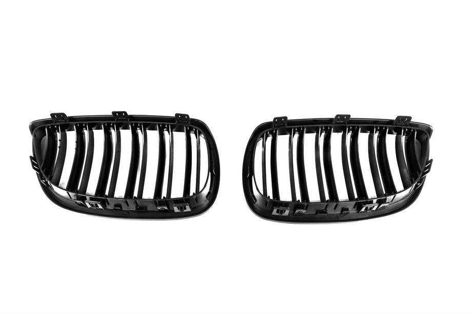 BMW 3 Series E92/E93 2006–2013 M-Look Kidney Grilles (for 2007-2010 non-M / 2008-2013 M3, Gloss Black) Photo 6