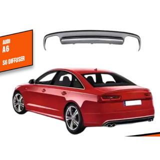 Rear Bumper Diffuser DPT V1 (2011-2014) Audi A6 C7 2011-2017 photo 1