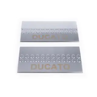 Interior door sill protectors Carmos V1 (2 pcs, stainless steel) photo 2