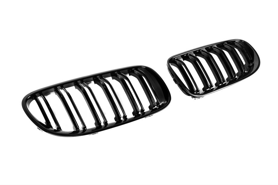 BMW 3 Series E92/E93 2006–2013 M-Look Kidney Grilles (for 2010-2013, Gloss Black) Photo 5