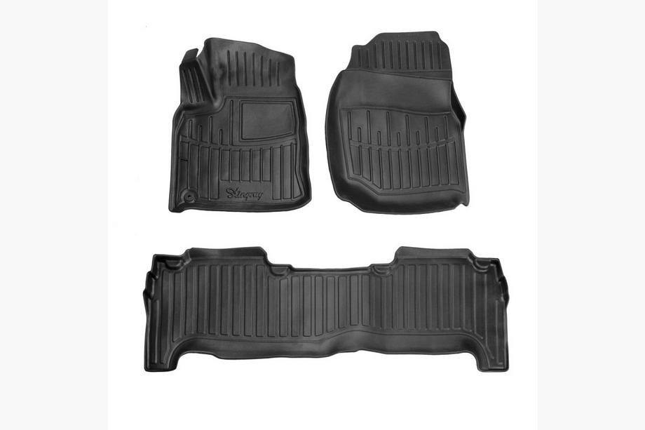 Lexus GX470 2002-2009 Stingray 3D Rubber Floor Mats (3 pcs) Image