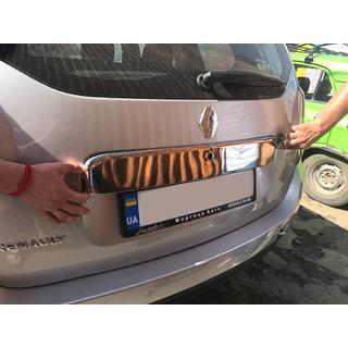One-Piece Chrome Trim Above License Plate (Stainless Steel) photo 3