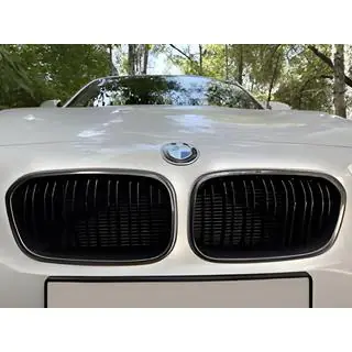 Kidney Grilles M-Look (2011-2014, Gloss Black with Chrome Trim) photo 1