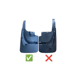Rear Original Mud Flaps 2015-2021 (2 pcs, for body kit, narrow) Toyota Land Cruiser 200 2007-2021 photo 2