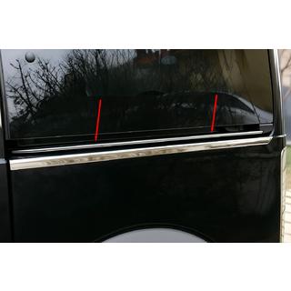 Molding for sliding door rail (2 pcs, stainless steel) photo 1
