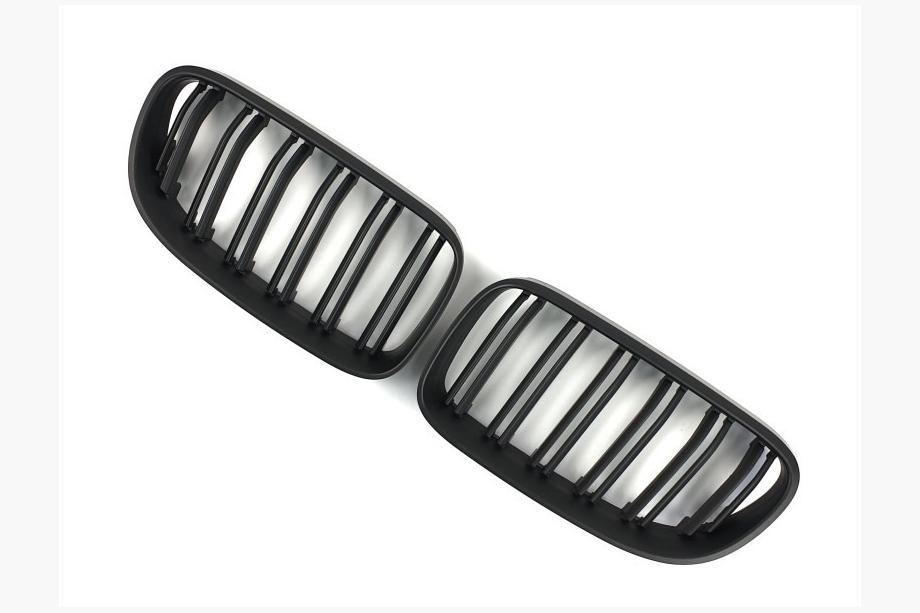 BMW 3 Series E92/E93 2006–2013 M-Look Kidney Grilles (for 2010-2013, Matte Black) Photo 3