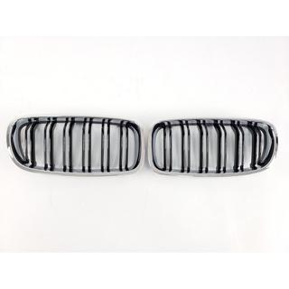 Kidneys M-Look (Gloss Black with Chrome Trim) photo 2