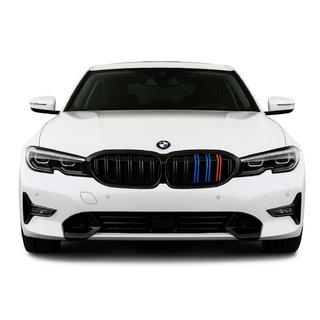 M-Look V2 Kidney Grilles (2018-2022, M-Color with Black Trim) BMW 3 Series G20/G21 2018- photo 1