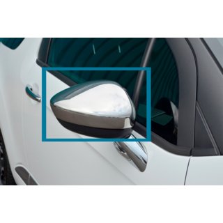 Mirror Covers (2 pcs, Stainless Steel) photo 2