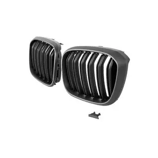 Kidney Grilles M-Look (2018-2021, Matte Black) photo 3
