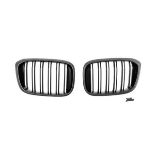 Kidney Grilles M-Look (2018-2021, Matte Black) BMW X4 G02 2018- photo 2