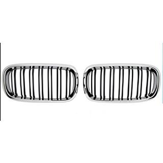 Kidneys M-Look (Gloss Black with Chrome Trim) photo 2