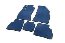 Fiat Doblo II 2010-2022 EVA Floor Mats (Blue) photo 1