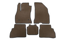 Fiat Doblo II 2010-2022 EVA Floor Mats (Brown) photo 1