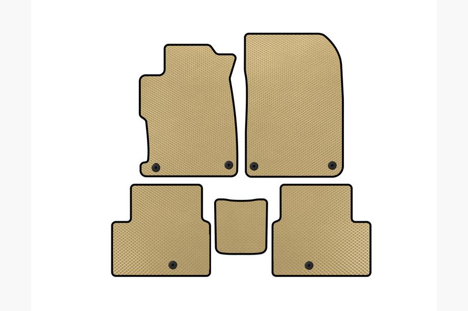 Acura ILX 2012-2022 EVA Floor Mats (2012-2015, Beige) Photo 1