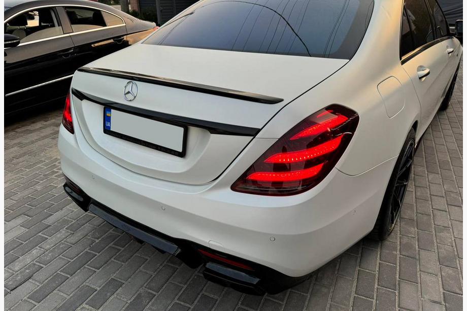 Mercedes S-class W222 2013-2022 Rear Diffuser BRB (primed, 2018+) Photo 10