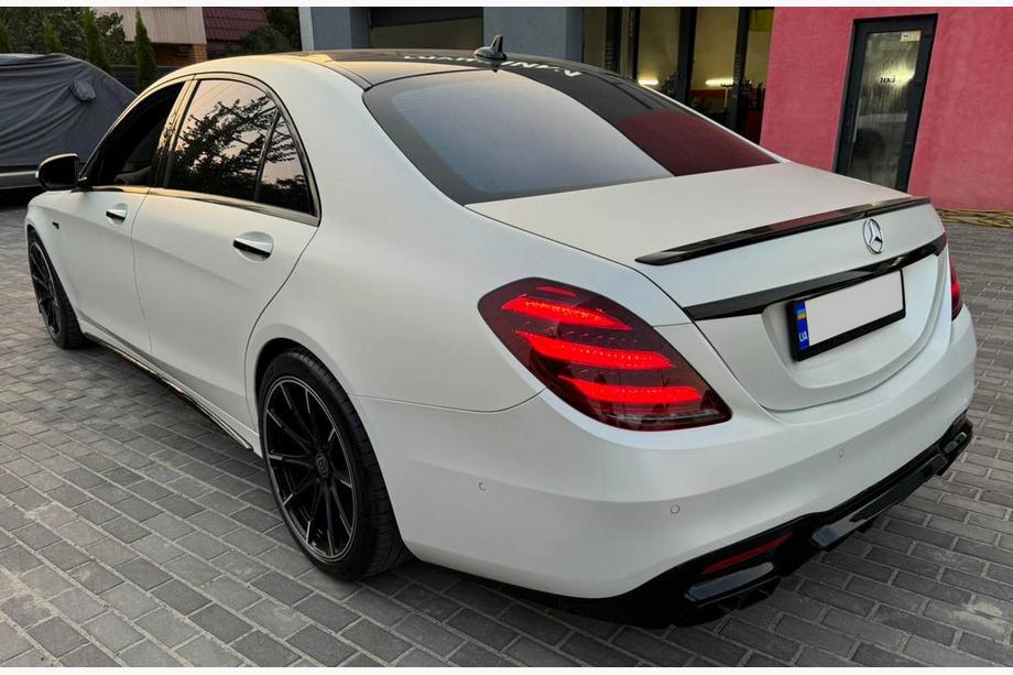 Mercedes S-class W222 2013-2022 Rear Diffuser BRB (primed, 2018+) Photo 3