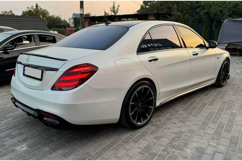 Mercedes S-class W222 2013-2022 Rear Diffuser BRB (primed, 2018+) Photo 1