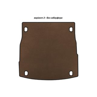 EVA Trunk Mat V-2 (without Subwoofer, Brown) Alfa Romeo Stelvio 2016-