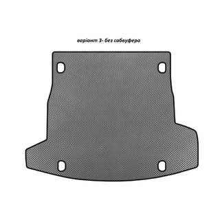 EVA Trunk Mat V-3 (without subwoofer, Gray) Alfa Romeo Stelvio 2016-